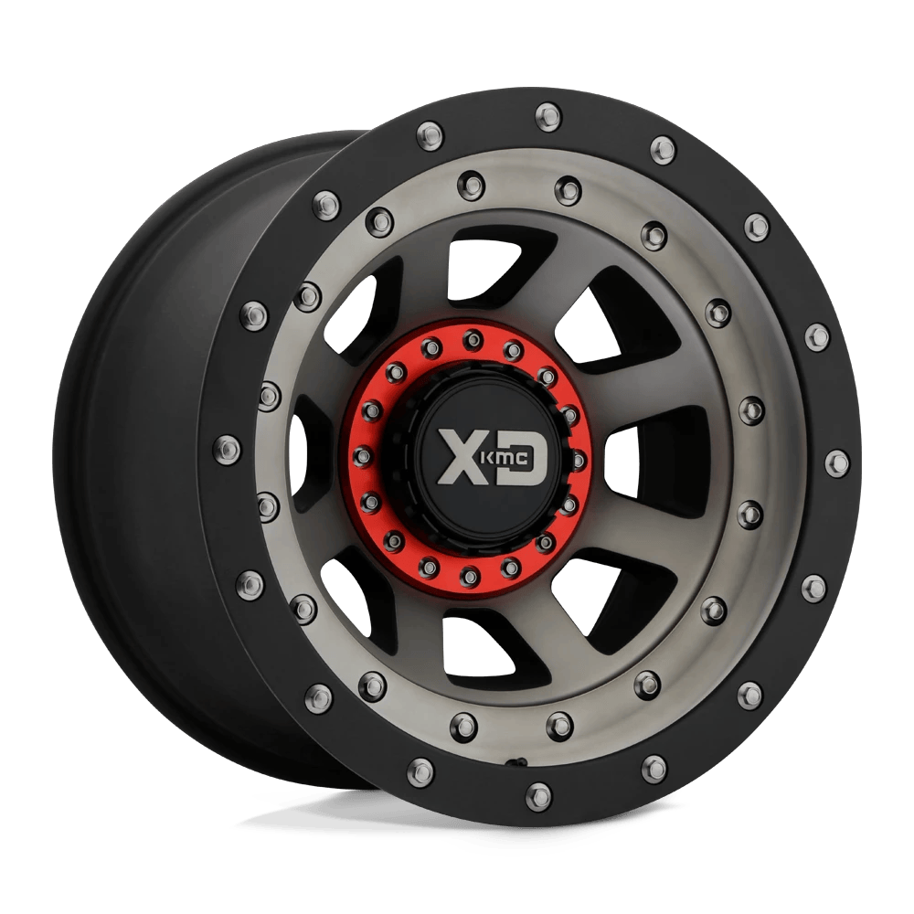 XD XD137 FMJ 17x9 ET-12 5x127/5.5 Satin Black w/ Dark Tint