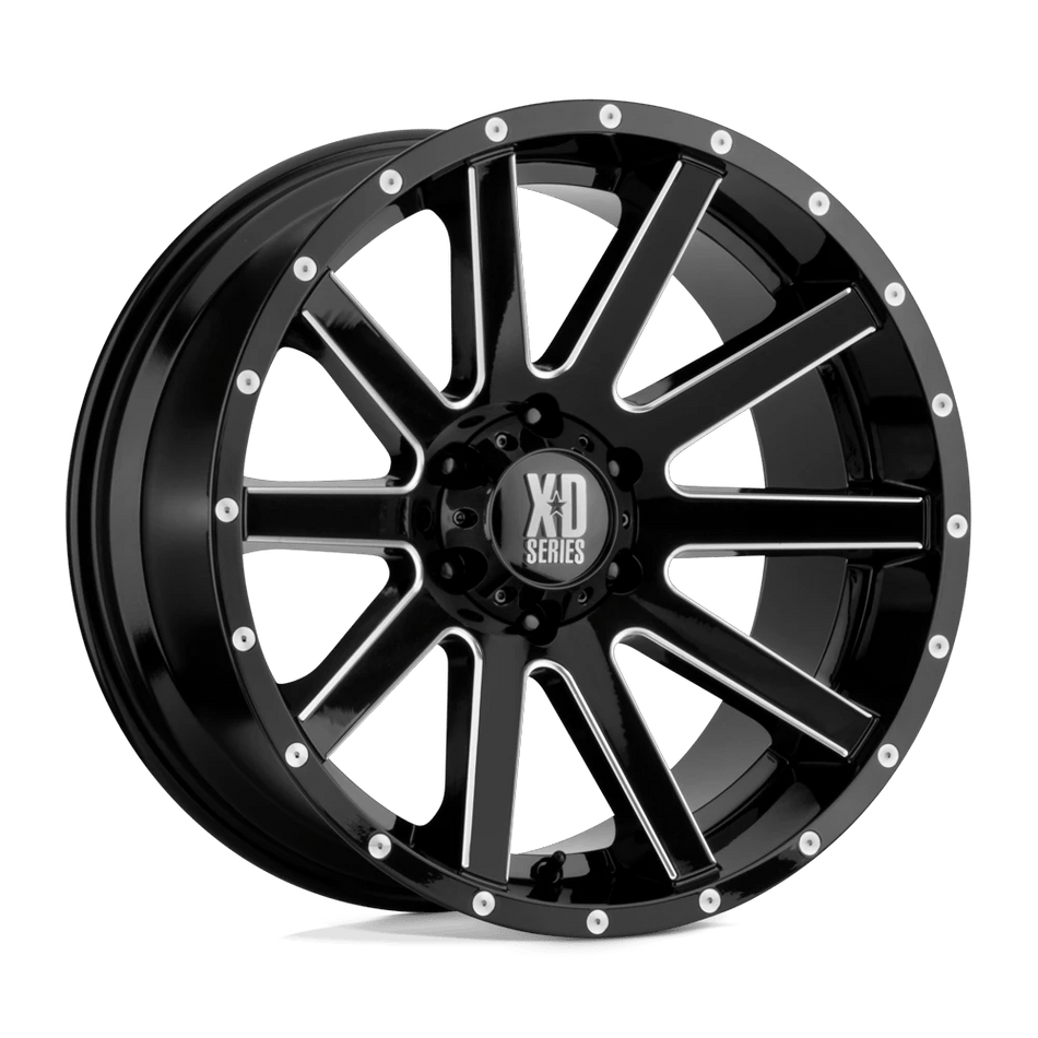 XD XD818 HEIST 20x10 ET-24 5x127 Gloss Black Milled