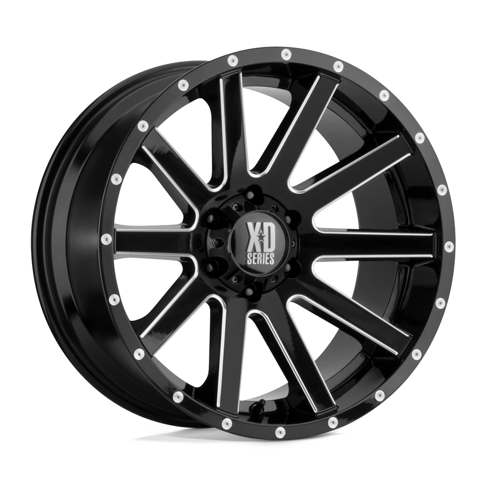 XD XD818 HEIST 20x10 ET-24 6x139.7 Satin Black Milled