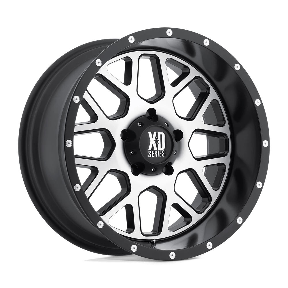 XD XD820 GRENADE 20x12 ET-44 5x127 Satin Black w/ Machined Face