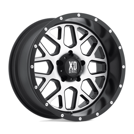 XD XD820 GRENADE 20x12 ET-44 5x127 Satin Black w/ Machined Face