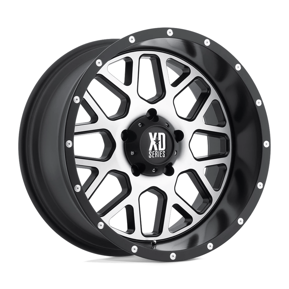 XD XD820 GRENADE 20x9 ET18 6x139.7 Satin Black w/ Machined Face