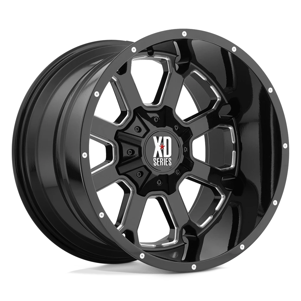 XD XD825 BUCK 25 20x10 ET-24 5x127/5.5 Gloss Black Milled