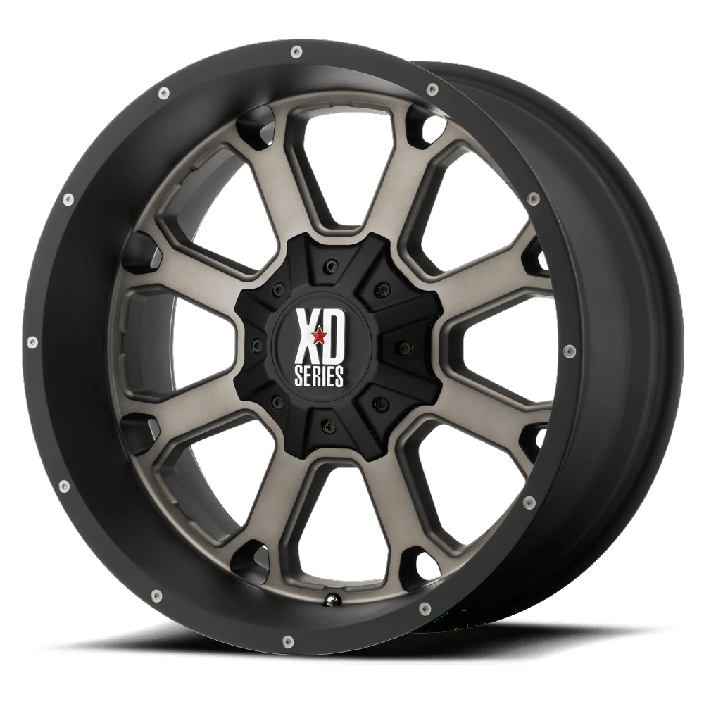 XD XD825 BUCK 25 20x12 ET-44 5x127/5.5 Matte Black w/ Dark Tint