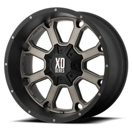 XD XD825 BUCK 25 20x12 ET-44 5x127/5.5 Matte Black w/ Dark Tint