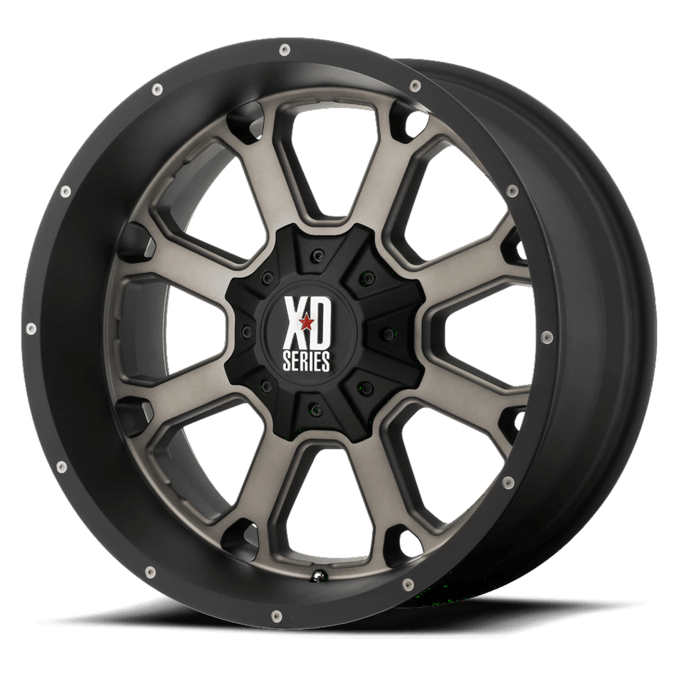 XD XD825 BUCK 25 20x12 ET-44 5x127/5.5 Matte Black w/ Dark Tint