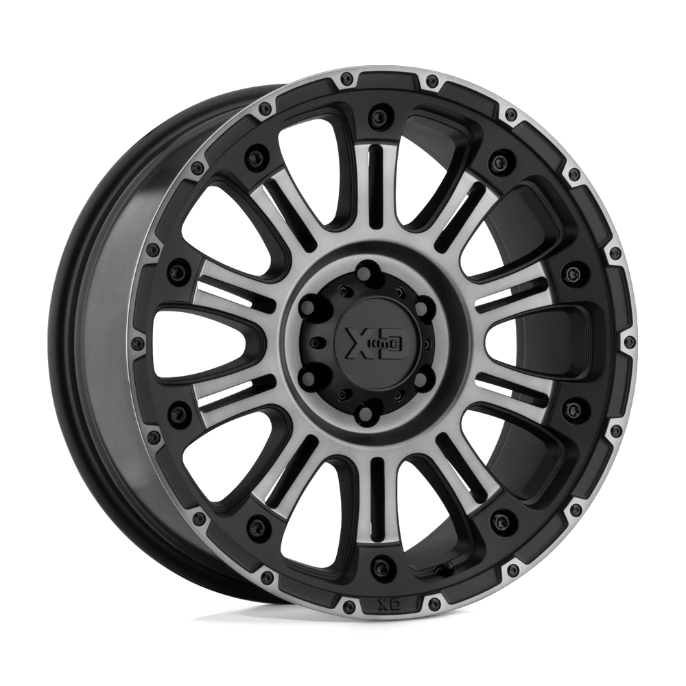 XD XD829 HOSS II 20x9 ET18 6x135 Satin Black Mach w/ Gray Tint