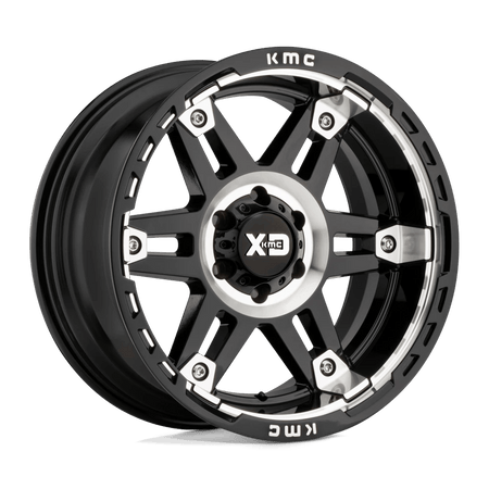 XD XD840 SPY II 20x10 ET-18 5x127 Gloss Black Machined
