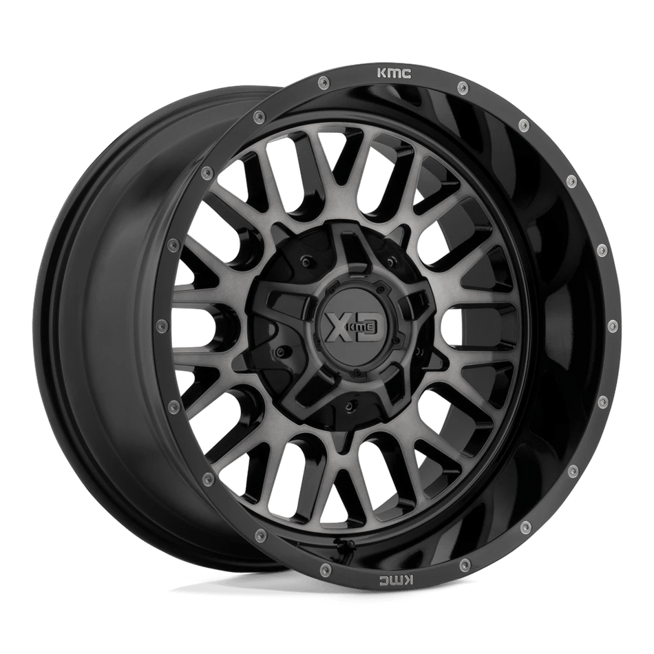 XD XD842 SNARE 20x9 ET18 8x165.1 Gloss Black w/ Gray Tint