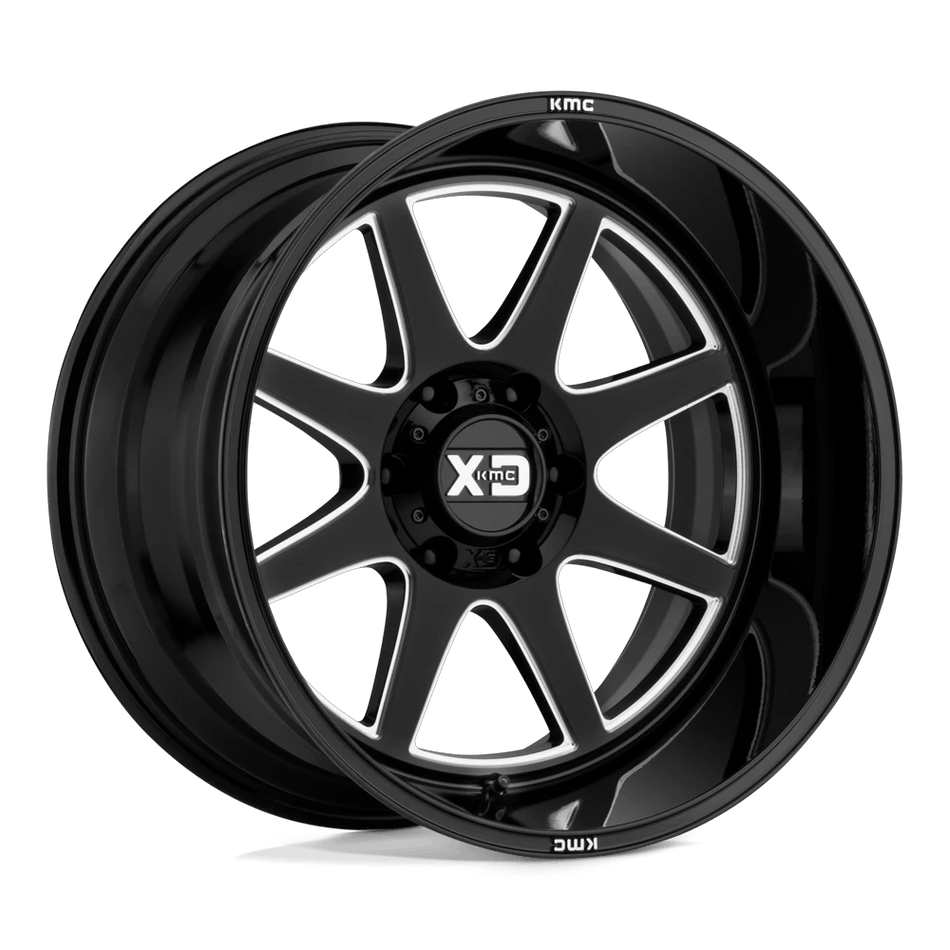 XD XD844 PIKE 20x9 ET0 6x139.7 Gloss Black Milled