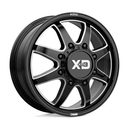 XD XD845 PIKE DUALLY 22x8.25 ET105 8x165.1 Gloss Black Milled