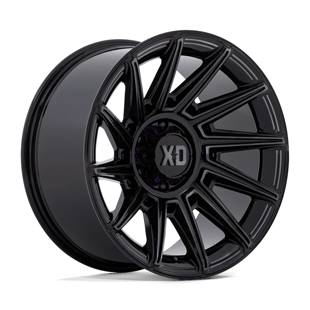 XD XD867 SPECTER 20x10 ET-18 6x139.7 Gloss Black w/ Gray Tint