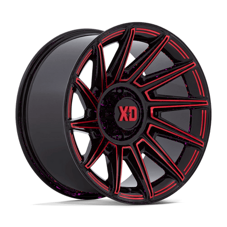 XD XD867 SPECTER 20x10 ET-18 8x170 Gloss Black w/ Red Tint