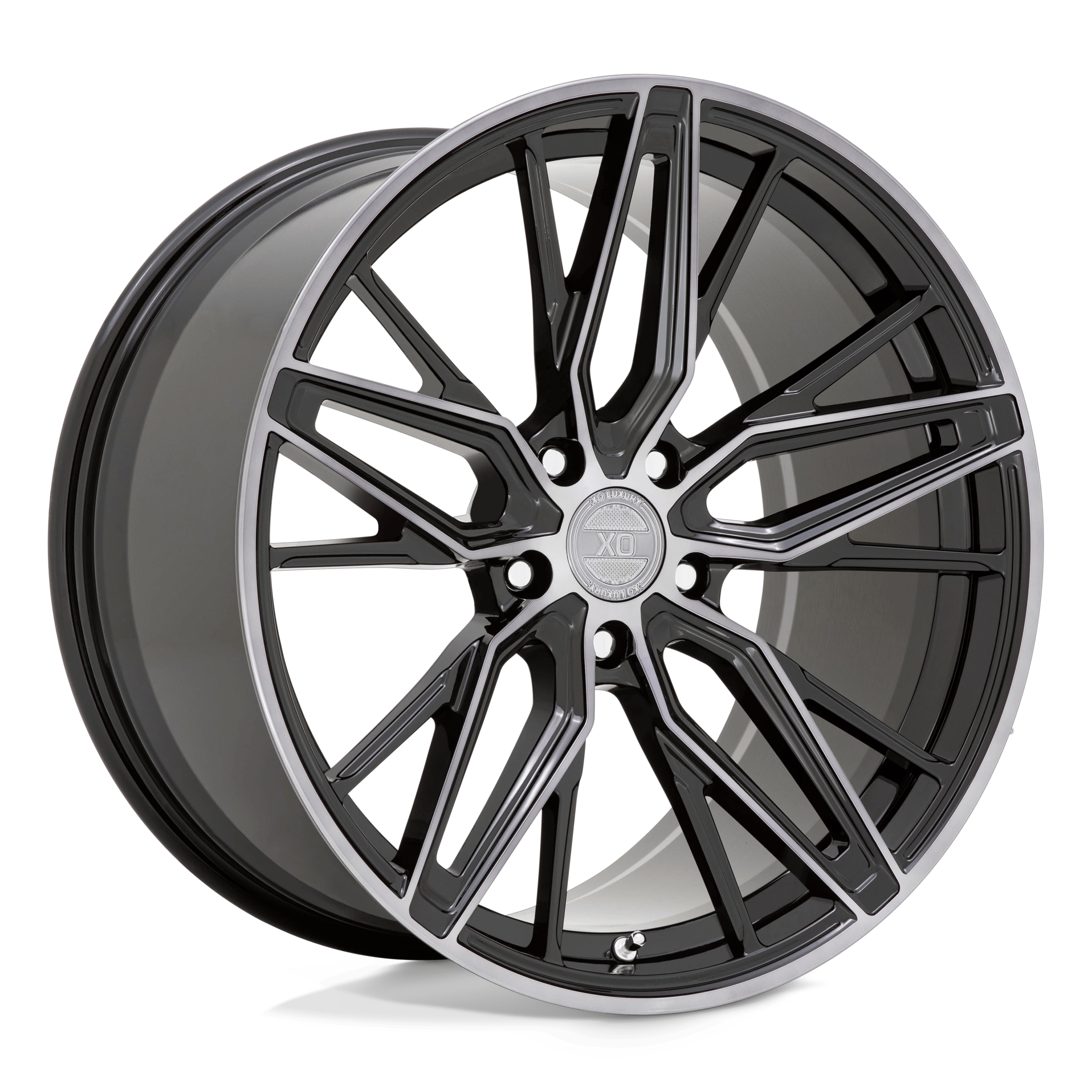 XO ZURICH 20x9 ET20 5x120 Gloss Black Machined w/ Gloss Dark Tint