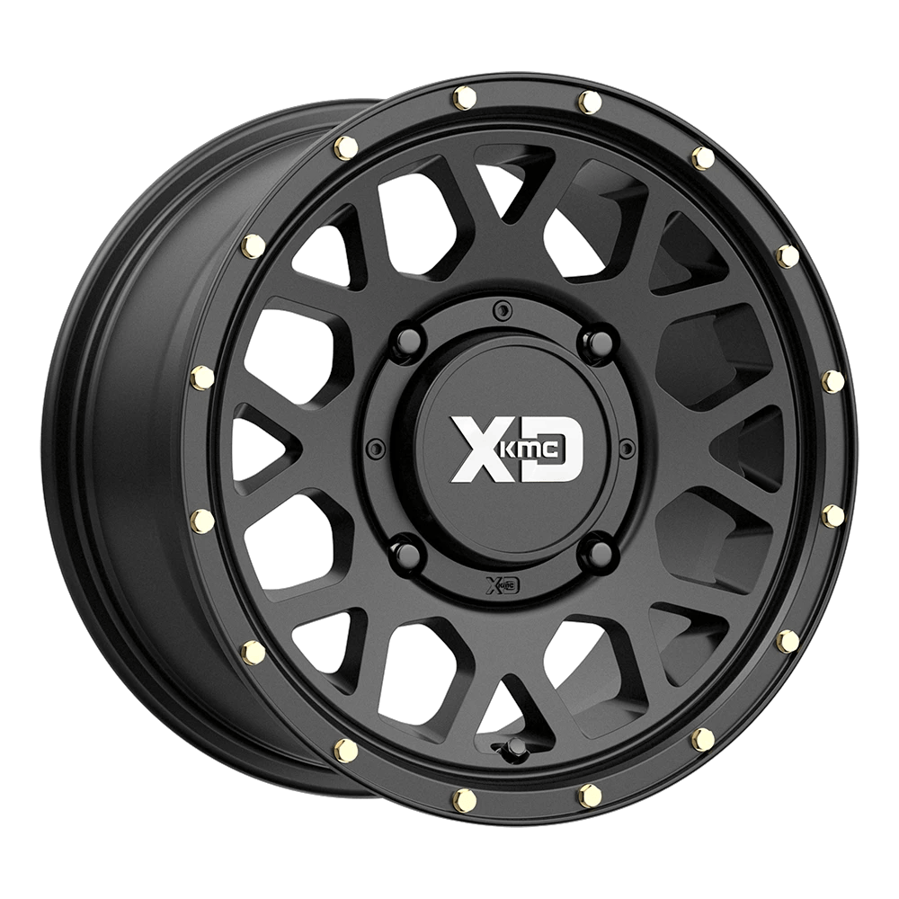 XD Powersports XS135 GRENADE UTV 15x6 ET0 4x110 Satin Black