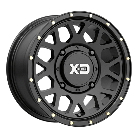 XD Powersports XS135 GRENADE UTV 15x6 ET0 4x110 Satin Black