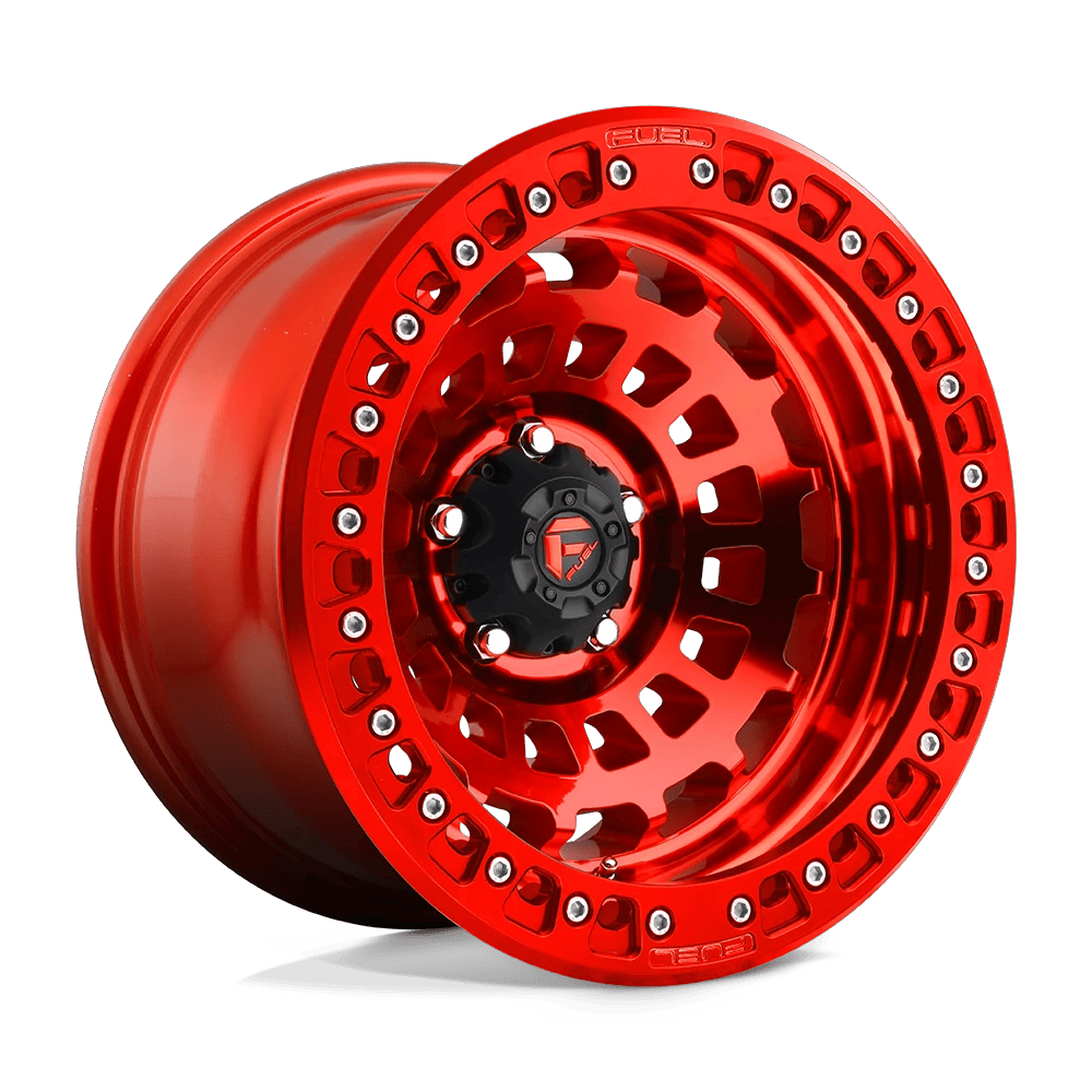 Fuel 1PC D100 ZEPHYR BEADLOCK 17x9 ET-15 5x127 Candy Red