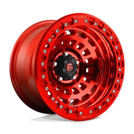 Fuel 1PC D100 ZEPHYR BEADLOCK 17x9 ET-15 5x127 Candy Red