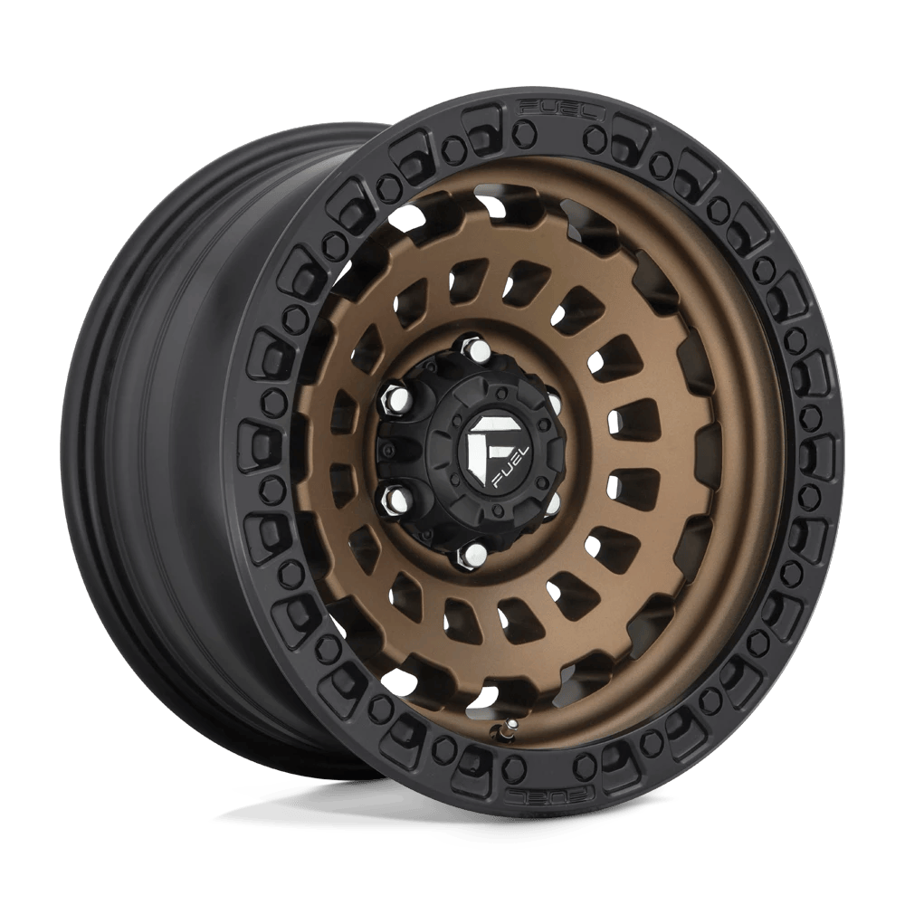Fuel 1PC D634 ZEPHYR 20x9 ET20 5x127 Matte Bronze Black Bead Ring