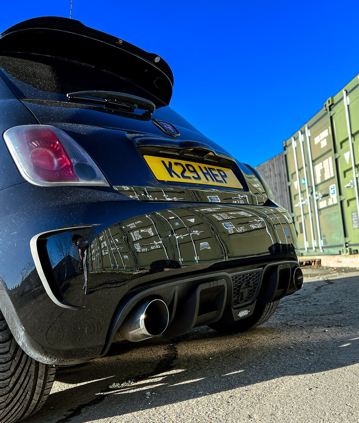Fiat Abarth 595 Series 3 - Rear Diffusers and Rain Light