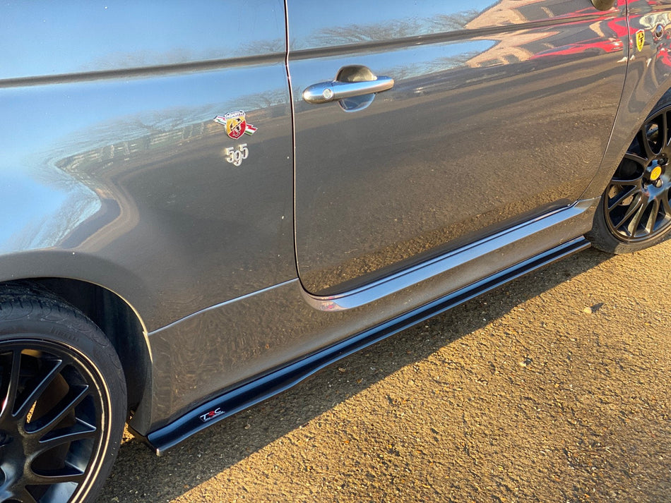 Fiat Abarth 500 Series 3 - Side Skirt Splitters