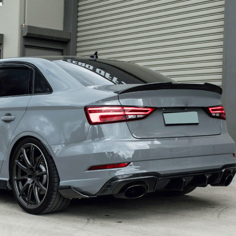 Audi A3/S3/RS3 8V Sedan Carbon Fiber Rear Wing Spoiler