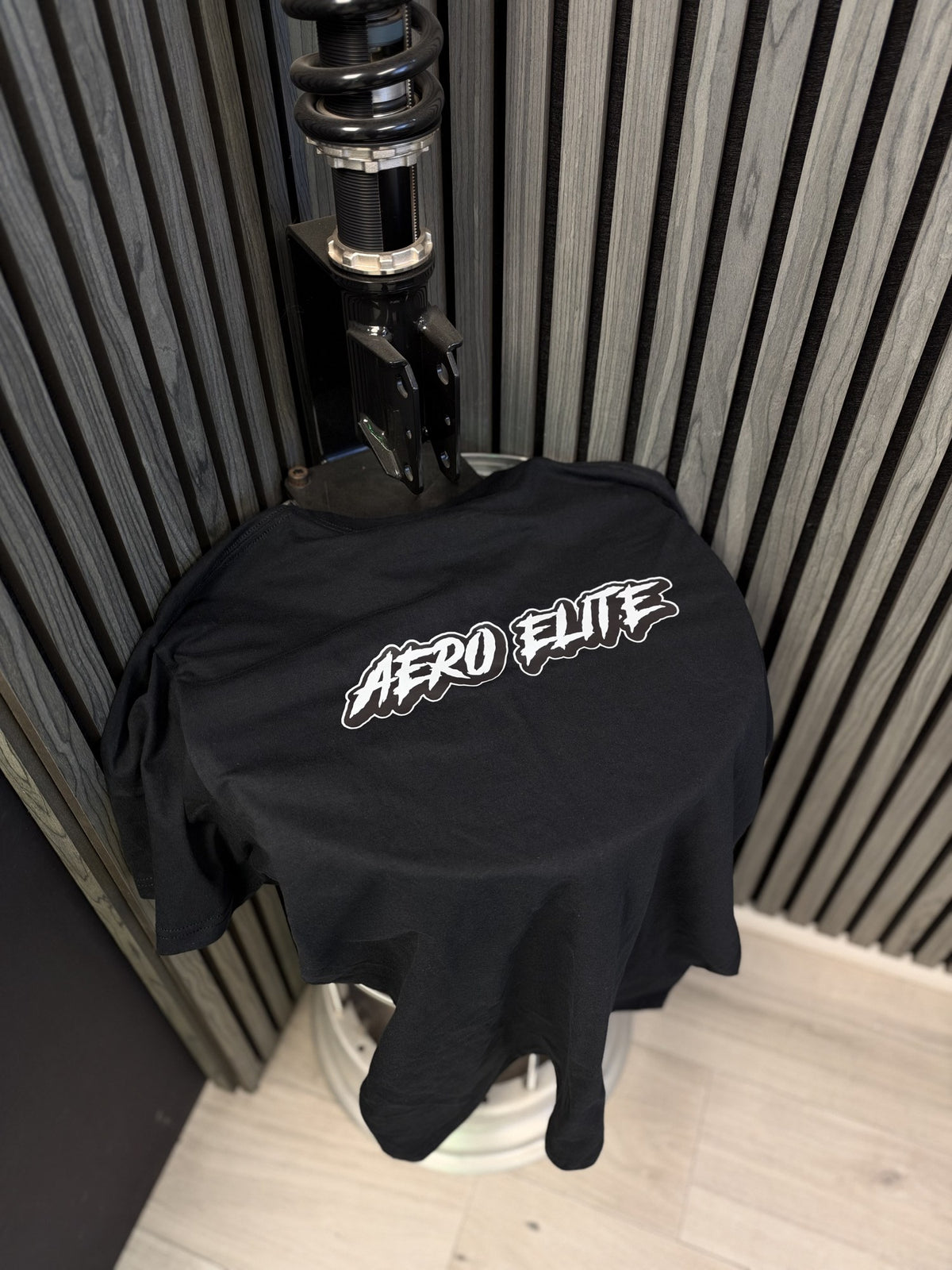 Aero Elite Crew T-Shirt black – large Aero Elite back print