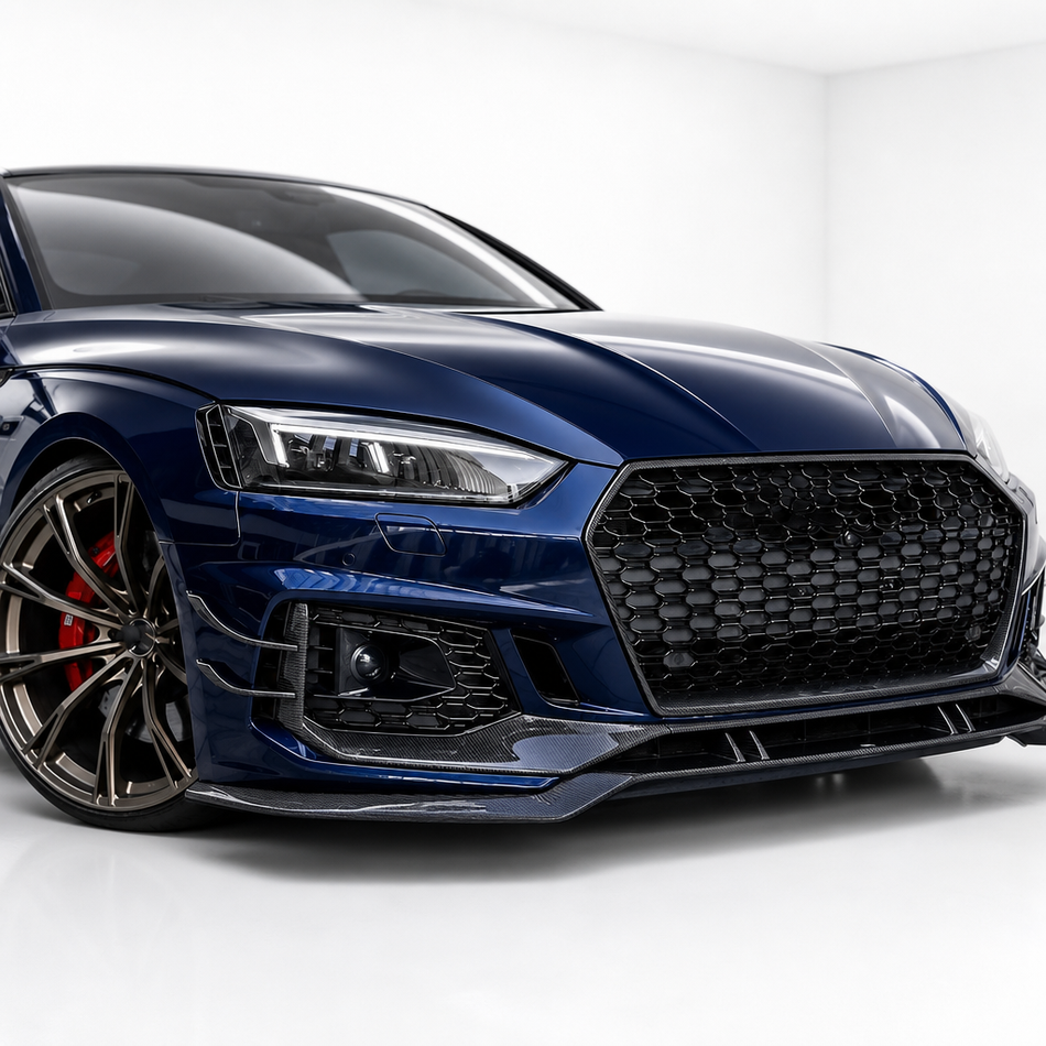 Audi RS4 B9 Carbon Fibre Front Bumper Canards