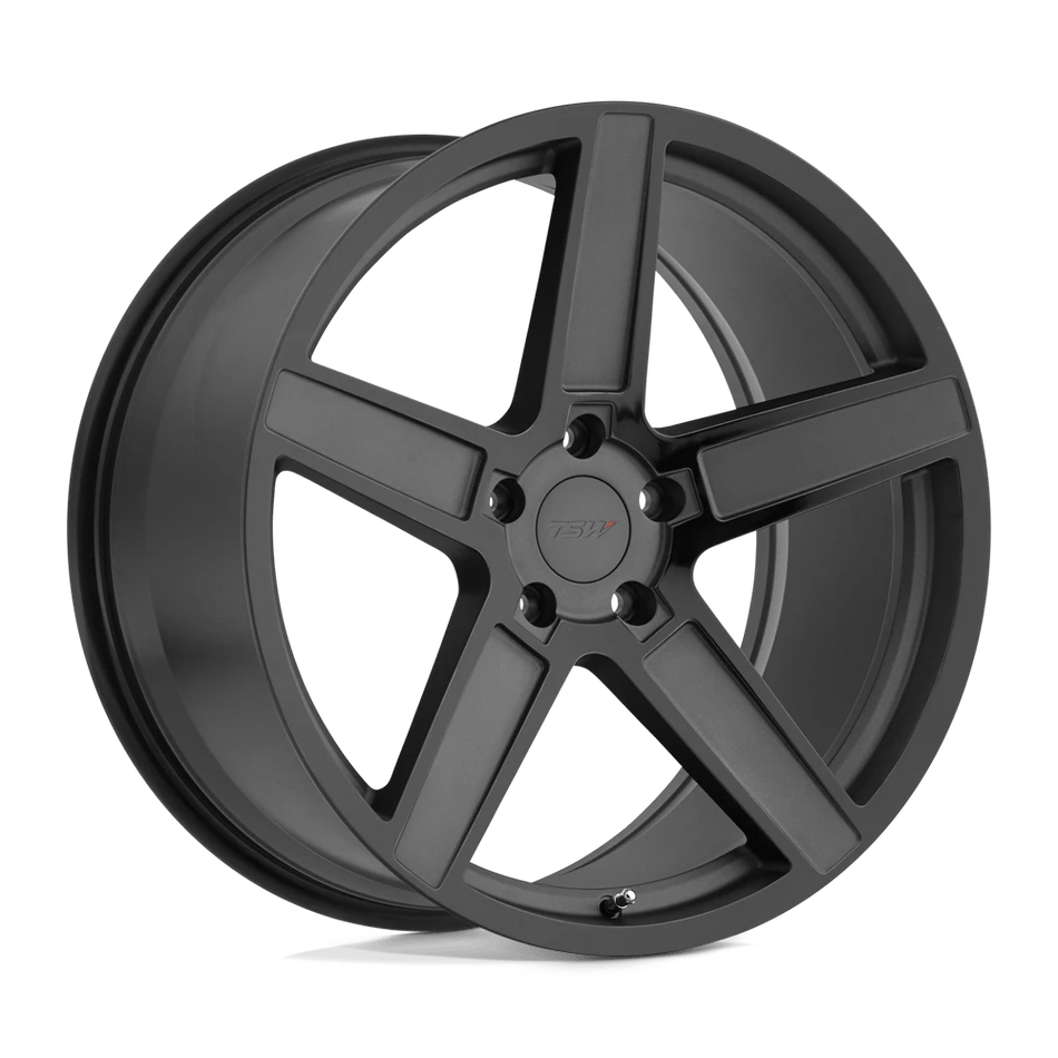 TSW ASCENT 18x8.5 ET43 5x112 Matte Gunmetal w/ Gloss Black Face