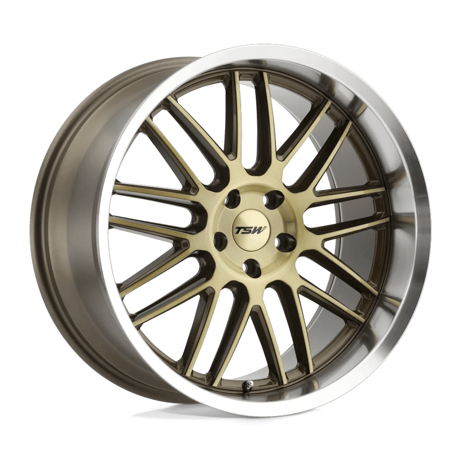 TSW AVALON 20x10 ET25 5x114.3 Bronze w/ Brushed Face & Machined Lip