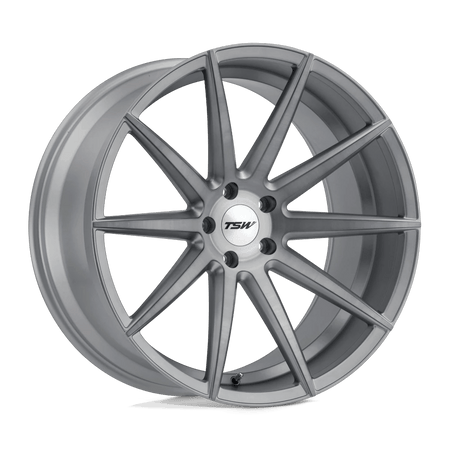 TSW CLYPSE 20x10 ET40 5x120 Titanium w/ Matte Brushed Face