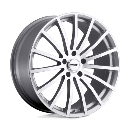 TSW MALLORY 20x10 ET25 5x114.3 Silver w/ Mirror Cut Face