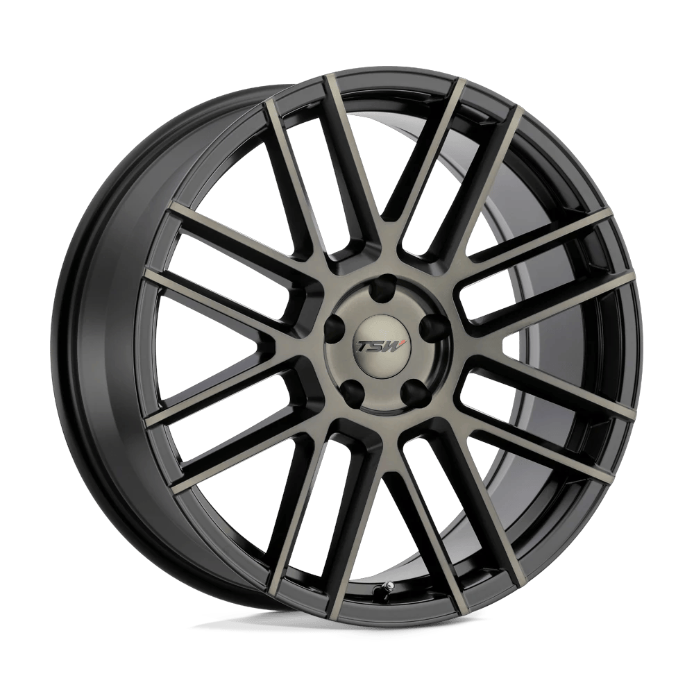 TSW MOSPORT 20x10 ET40 5x114.3 Matte Black w/ Machine Face & Dark Tint