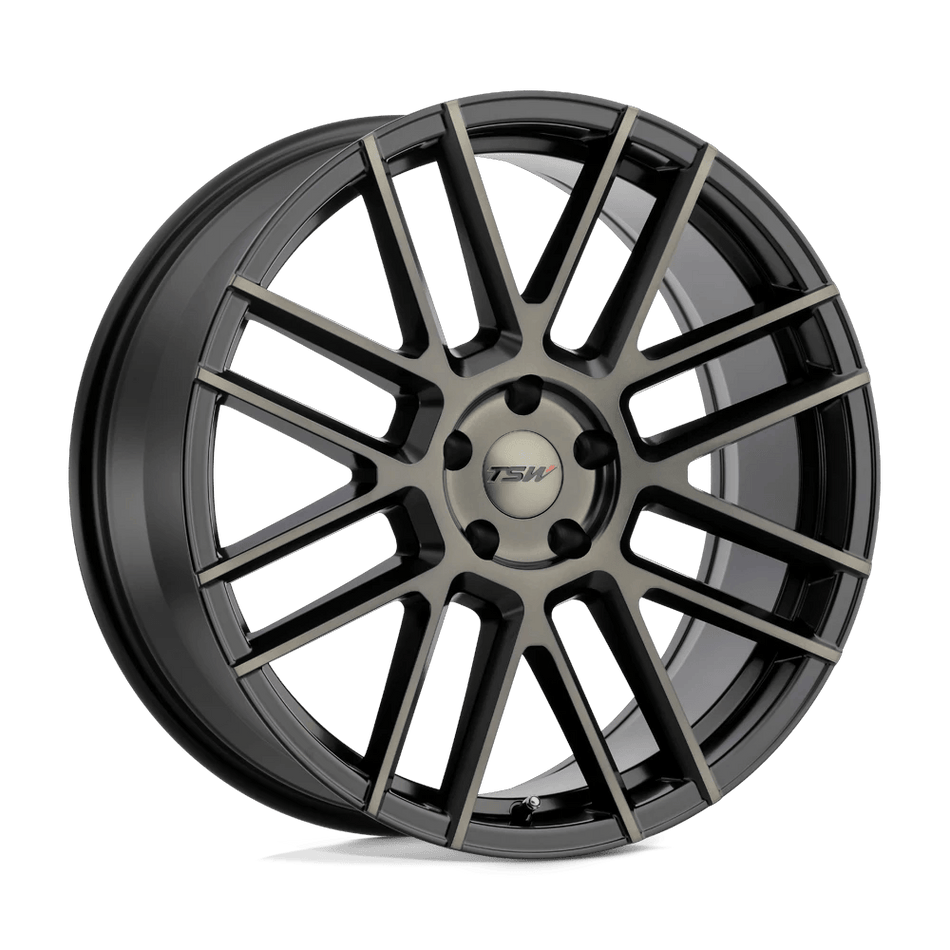 TSW MOSPORT 20x10 ET40 5x114.3 Matte Black w/ Machine Face & Dark Tint