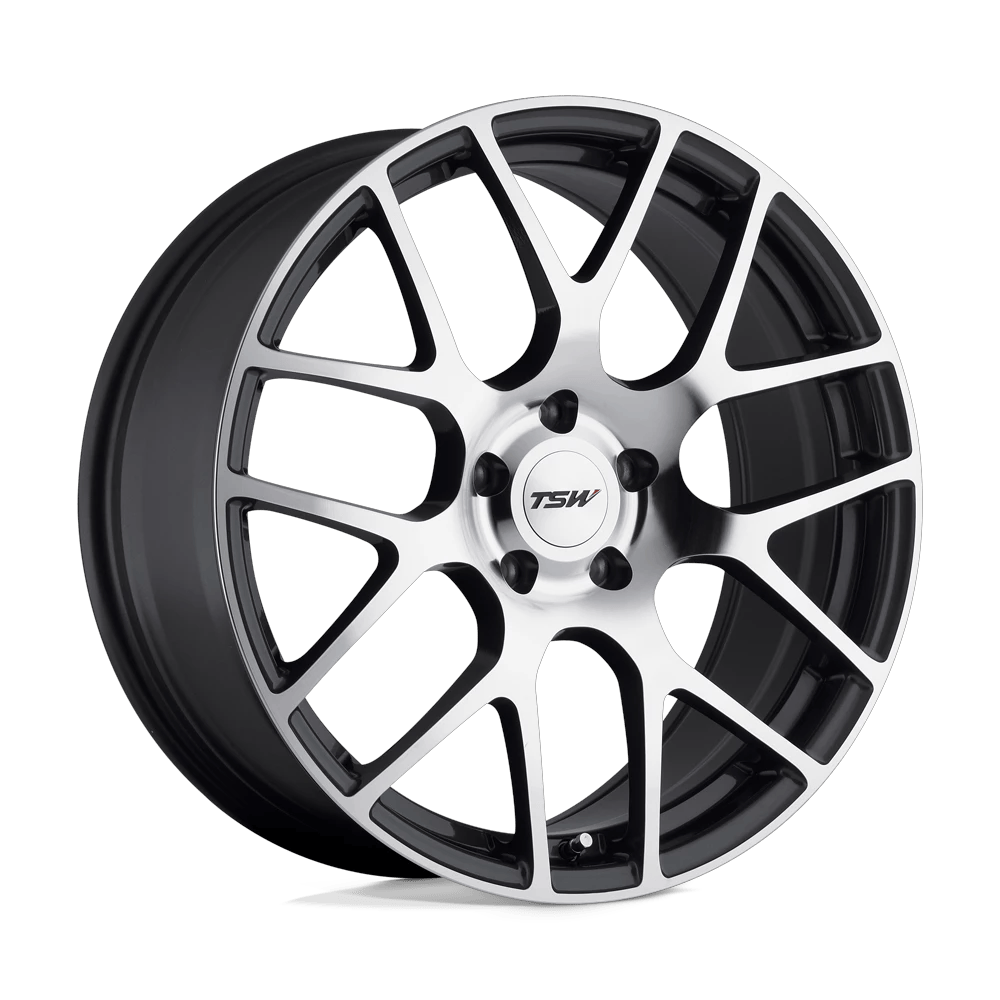 TSW NURBURGRING 21x10.5 ET50 5x114.3 Gunmetal w/ Mirror Cut Face