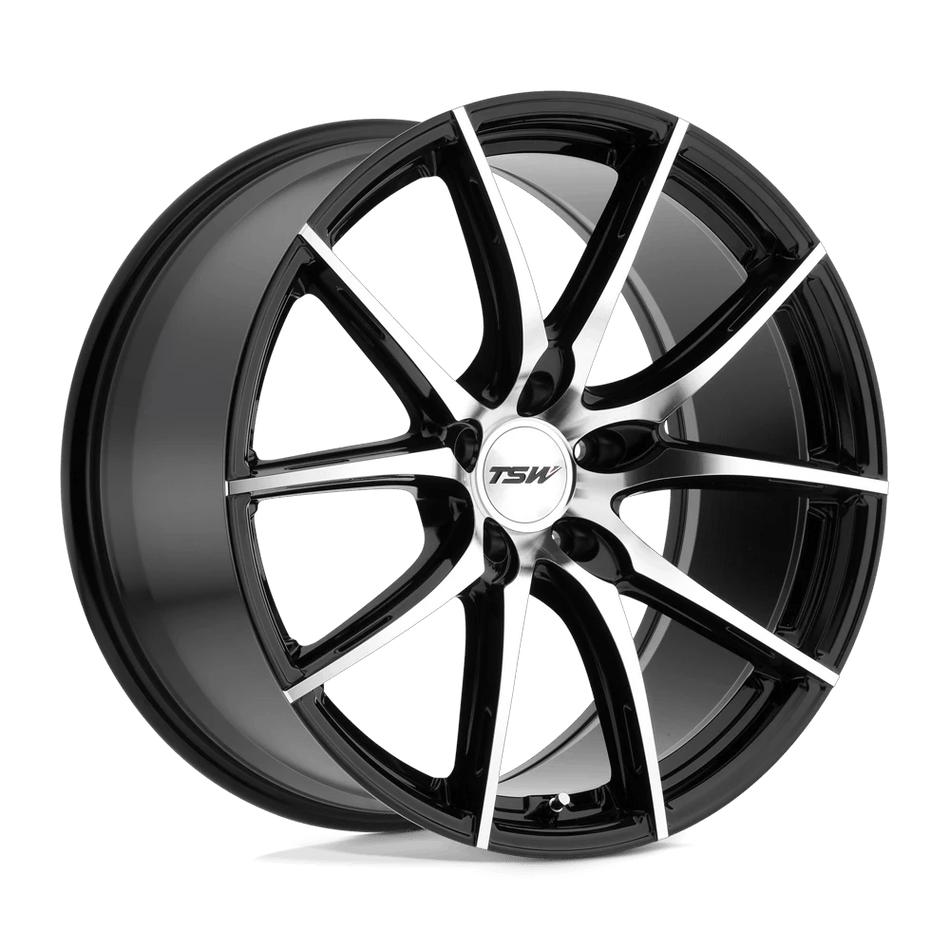 TSW SPRINT 19x9.5 ET35 5x112 Gloss Black w/ Mirror Cut Face