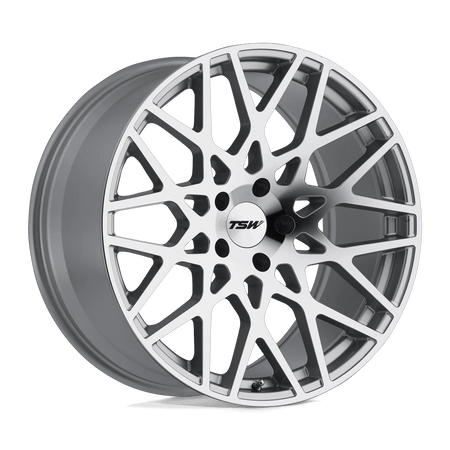 TSW VALE 18x9.5 ET40 5x114.3 Silver w/ Mirror Cut Face