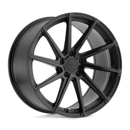 TSW WATKINS 19x8.5 ET32 5x112 Double Black - Matte Black w/ Gloss Black Face