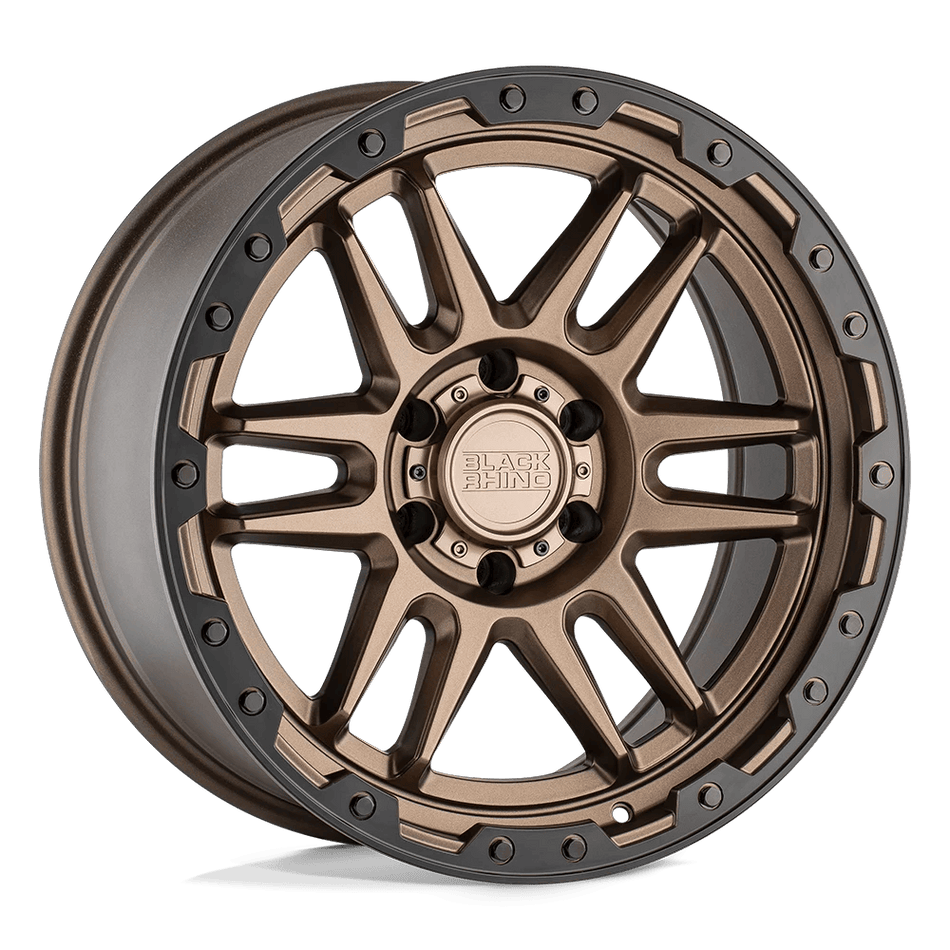 Black Rhino Hard Alloys APACHE 18x9 ET-18 6x139.7 Matte Bronze w/ Black Ring