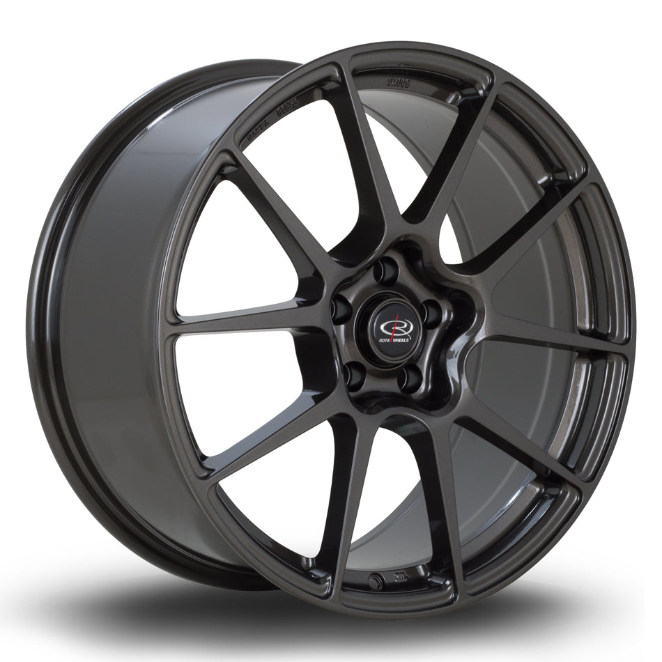 Rota AR10 19x9 ET42 5x108 Gunmetal