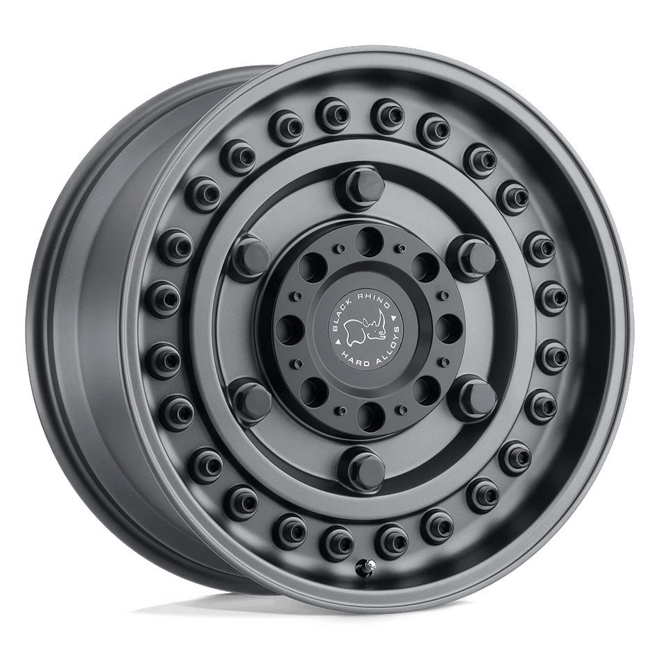 Black Rhino Hard Alloys ARMORY 20x9.5 ET6 8x180 Gun Black