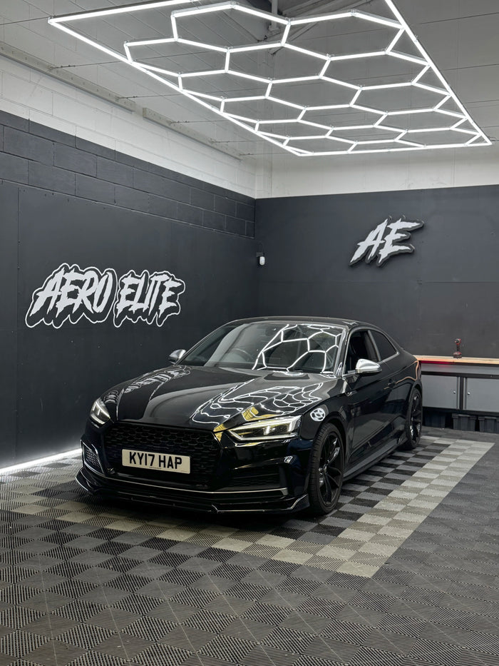 Audi S5 B9 front three-quarter view after new exhaust fitted — Aero Elite