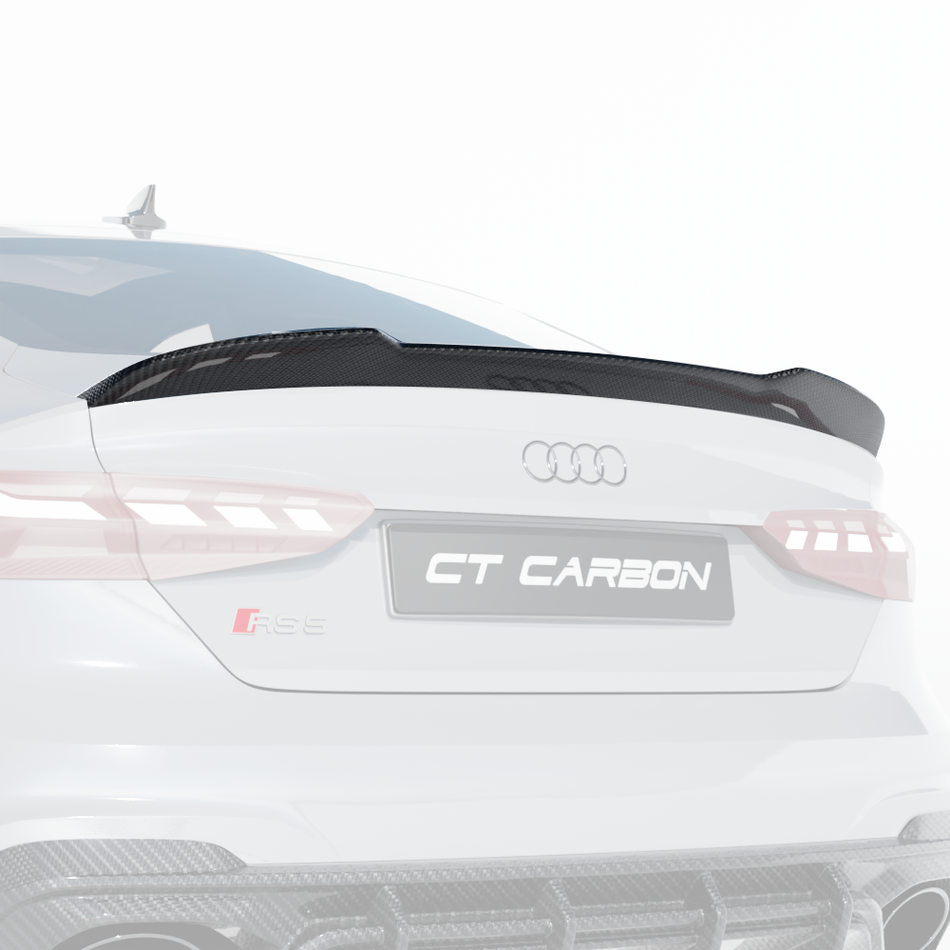 AUDI A5/S5/RS5 B9.5 SPORTBACK 2016-2024 CARBON FIBRE SPOILER - CT DESIGN