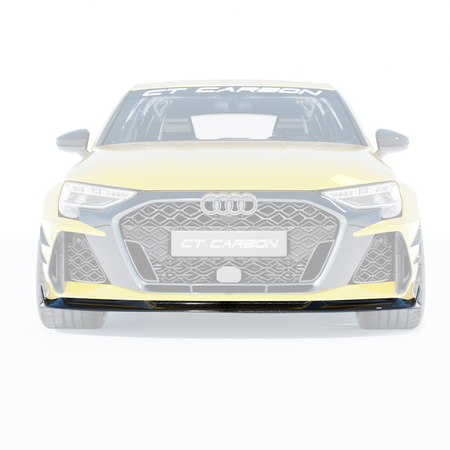 AUDI RS3 8Y 2025+ CARBON FIBRE SPLITTER - CT DESIGN