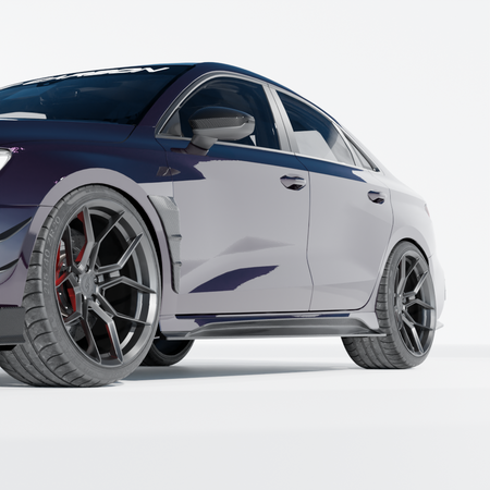 AUDI RS3 8Y 2025+ FACELIFT SALOON FULL CARBON FIBRE KIT - CT DESIGN V2