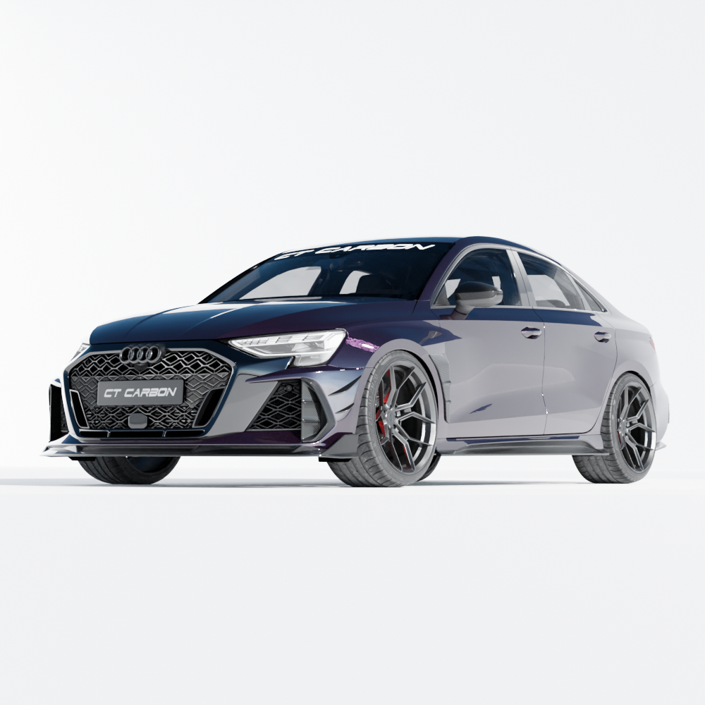 AUDI RS3 8Y 2025+ FACELIFT SALOON FULL CARBON FIBRE KIT - CT DESIGN V2
