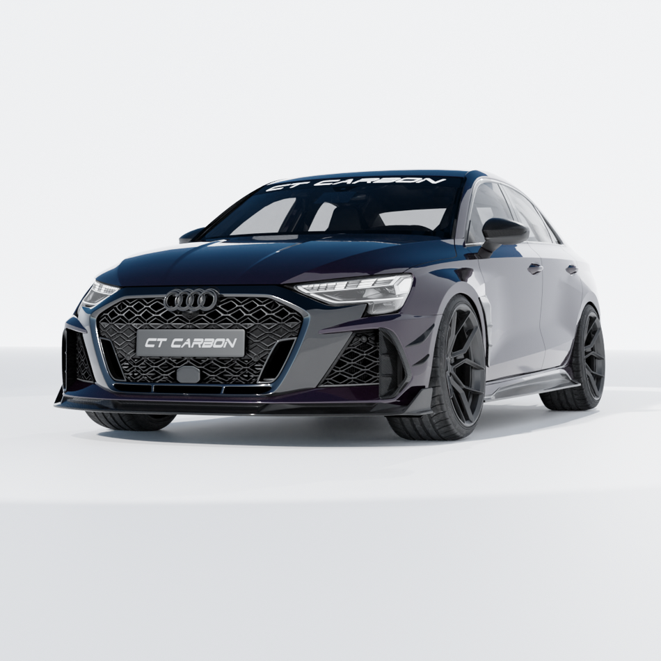 AUDI RS3 8Y 2025+ FACELIFT SALOON FULL CARBON FIBRE KIT - CT DESIGN V2
