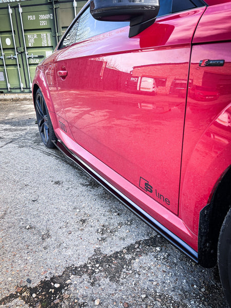 Audi TTS MK3 Pre Facelift - Side Skirts Splitters