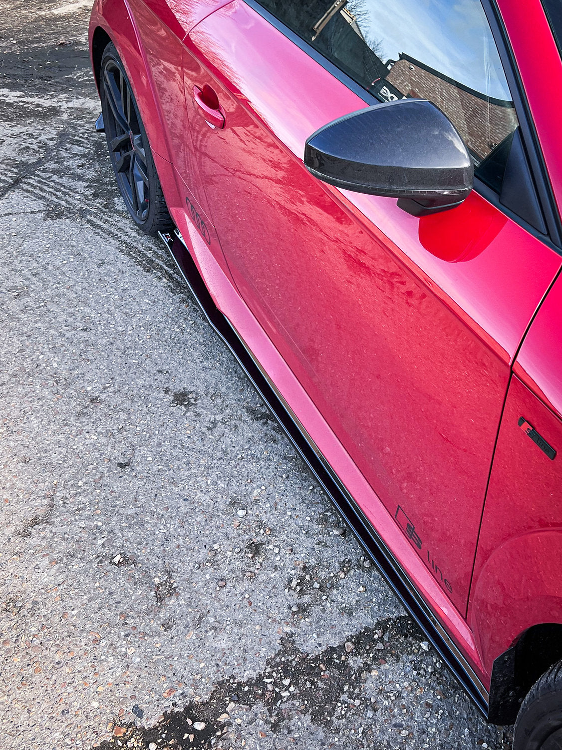 Audi TTS MK3 Pre Facelift - Side Skirts Splitters