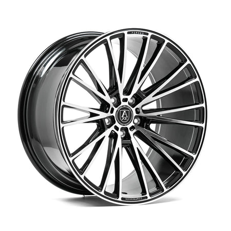 AXE CF2 21x10.5 ET29 5x108 Gloss Black & Polished